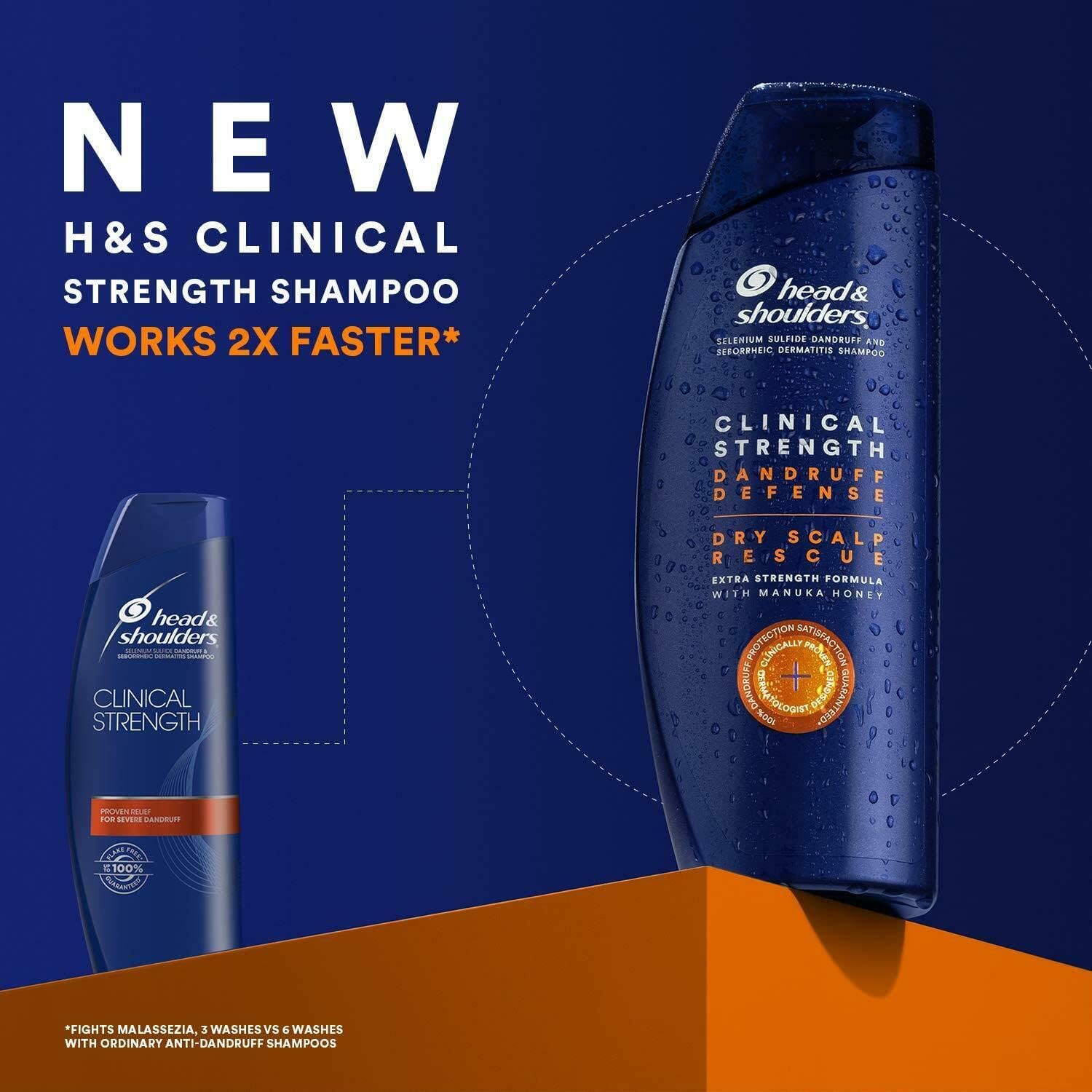 Heads & shoulders clinical strength dandruff defense, dry scalp rescue