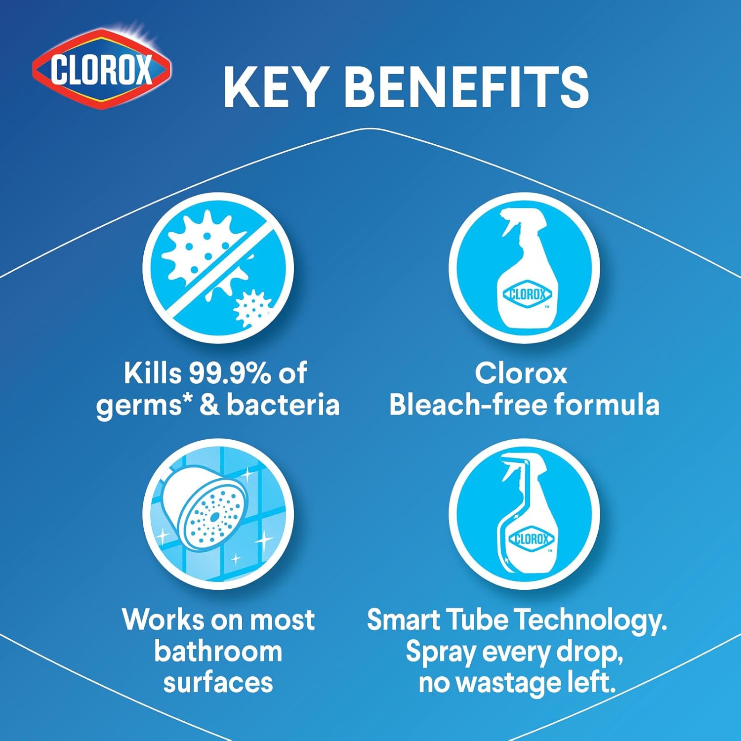 Clorox Disinfecting Bathroom Cleaner Spray, 30 Fluid Ounces