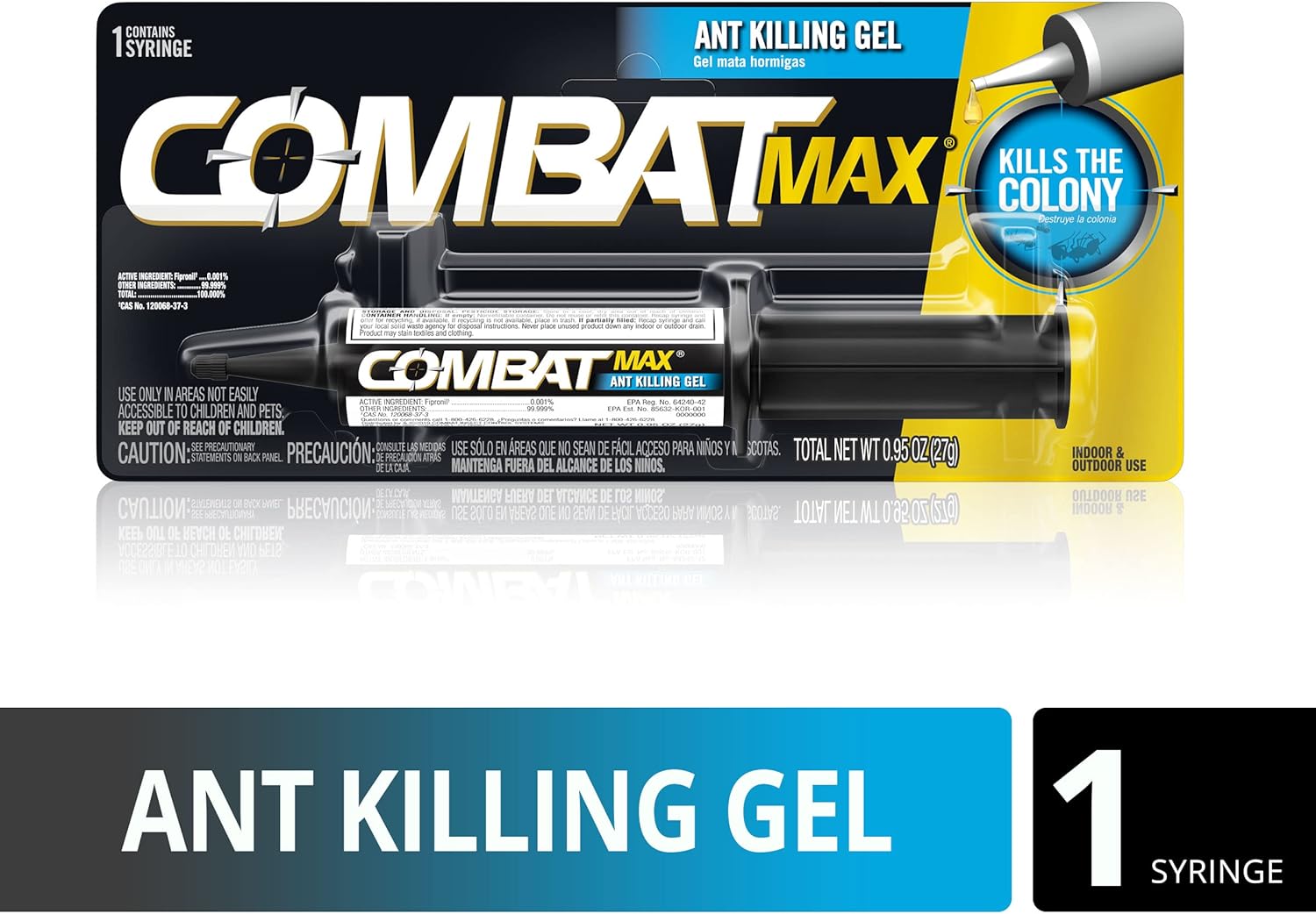 Combat Indoor and Outdoor Ant Killing Gel, 27 Gram