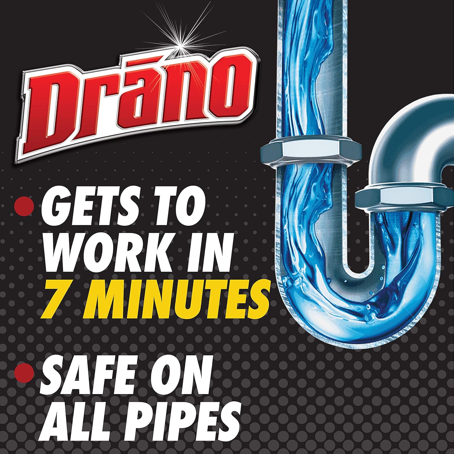 Drano Max Gel Drain Clog Remover and Cleaner for Shower or Sink Drains, 32 oz