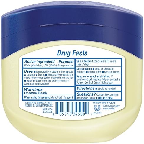 Vaseline Pure Petroleum Jelly 100% Pure Original - 13 Ounces