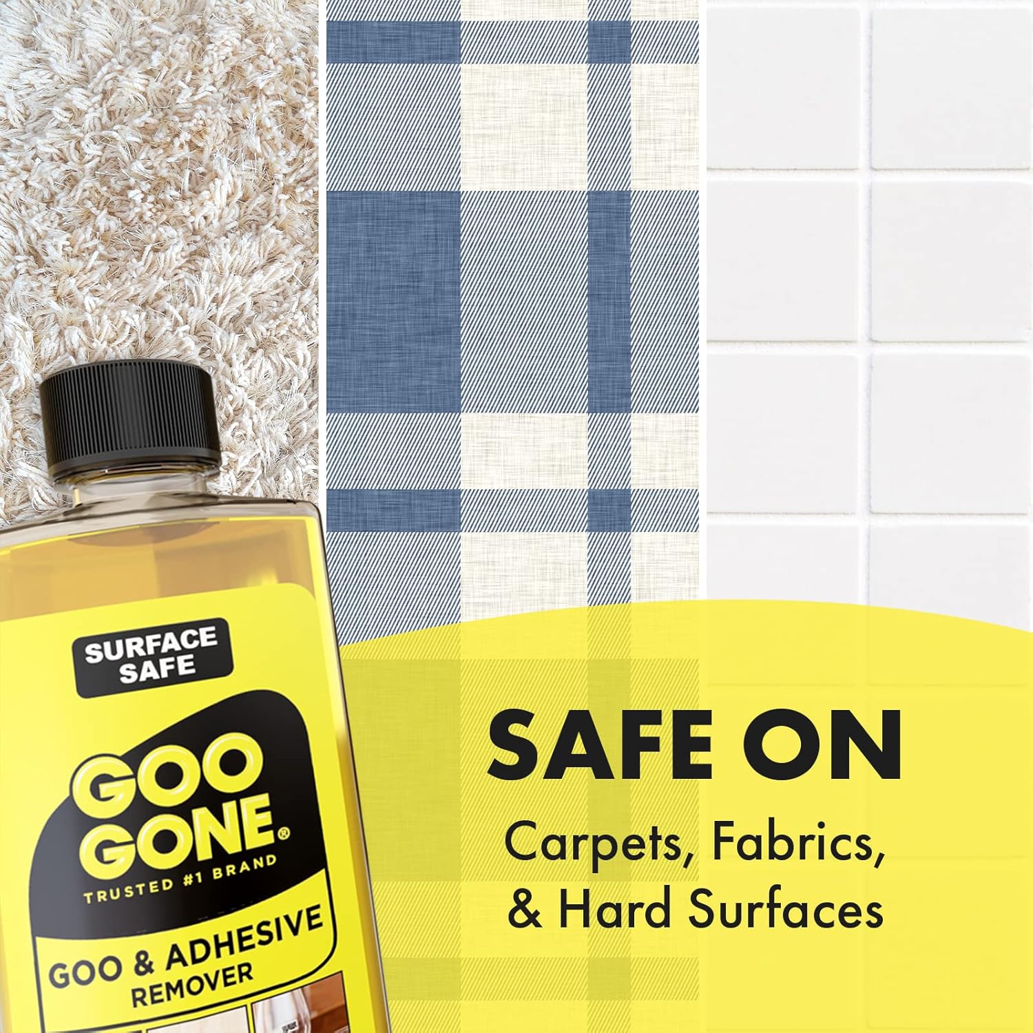 Goo Gone Mac-GG12 Original Surface Safe Liquid Remover, Yellow