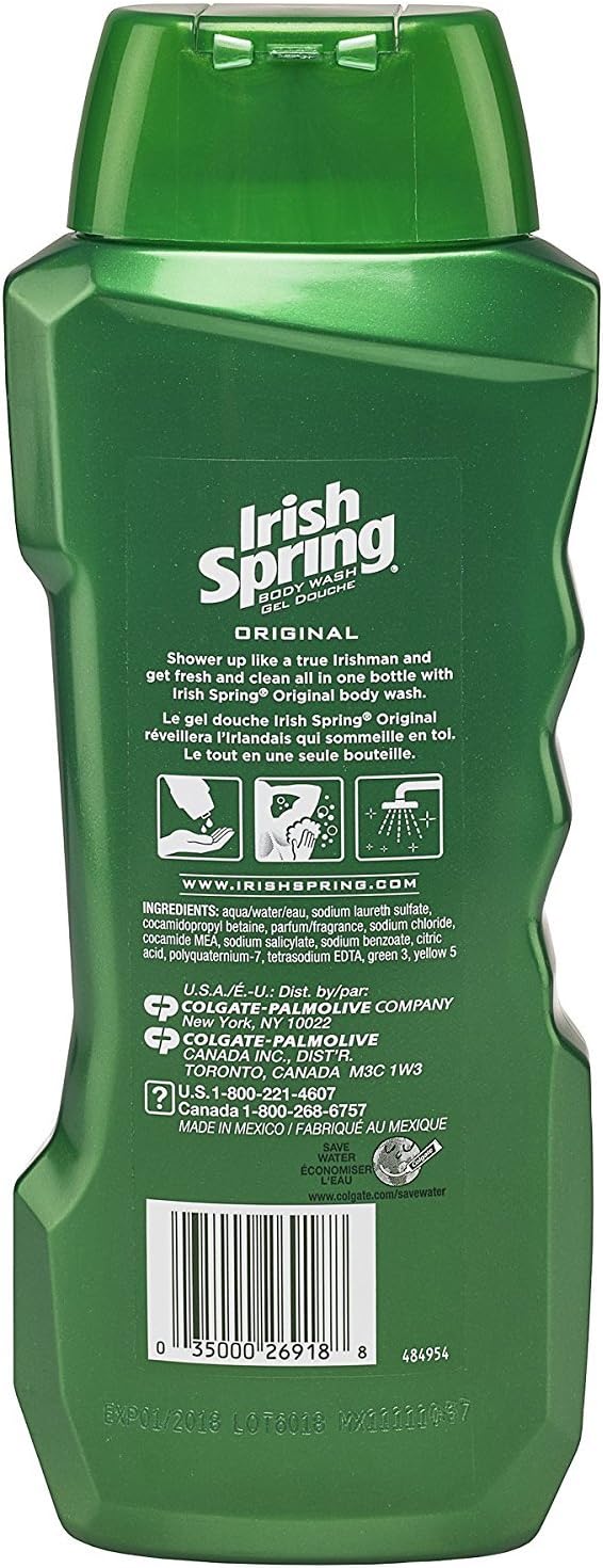 Irish Spring Body Wash Original 18Oz