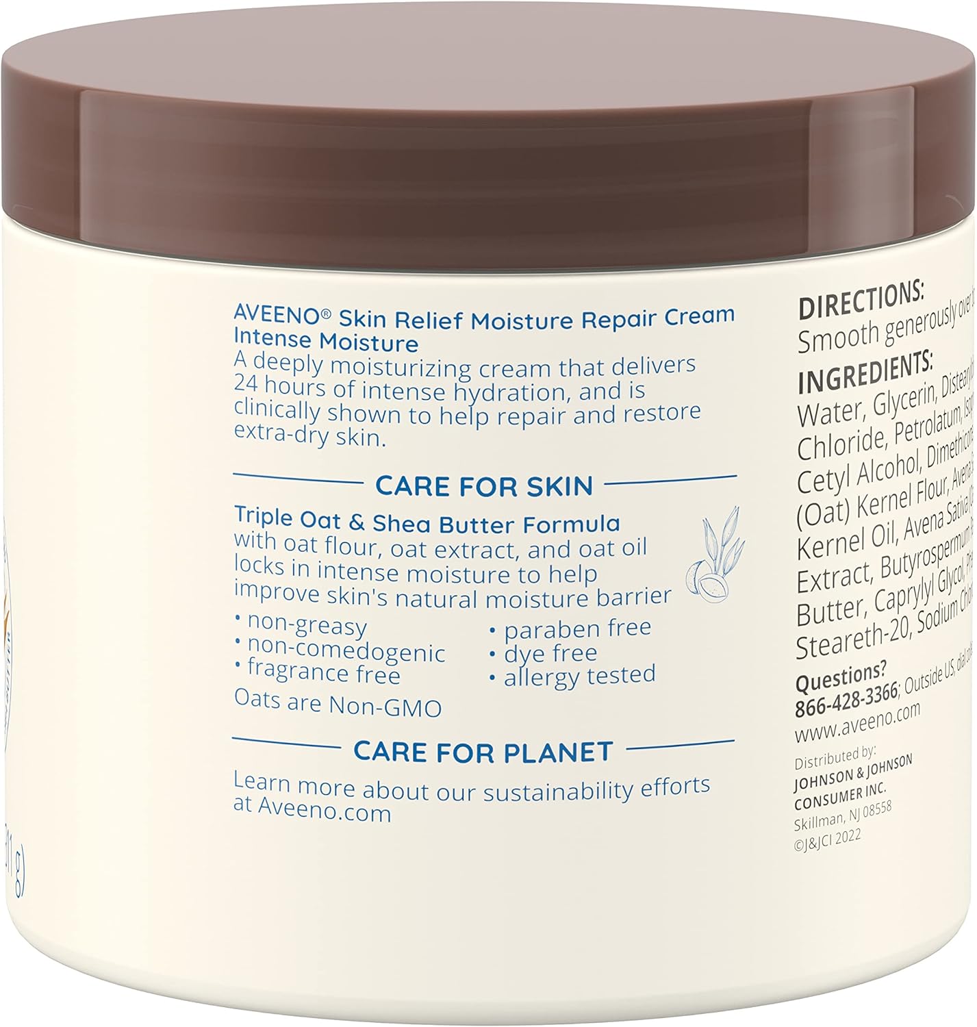 Skin Relief, Moisture Repair Cream, Intense Moisture Body Cream for Extra-Dry Skin, 11 oz