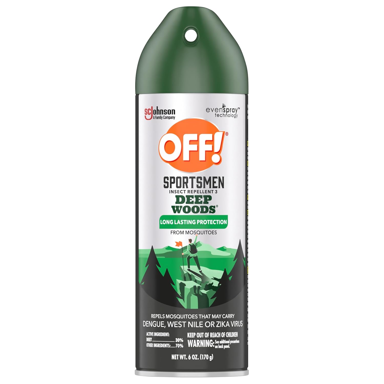 OFF! Deep Woods Sportsmen Insect Repellent II, 6 oz.