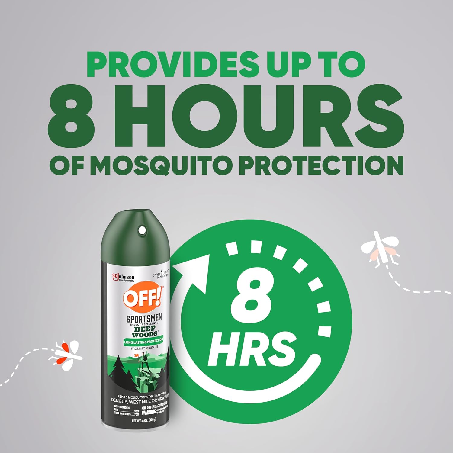 OFF! Deep Woods Sportsmen Insect Repellent II, 6 oz.