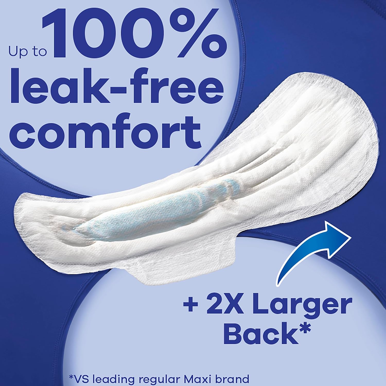 Always Extra Heavy Overnight Maxi Pads with Flexi-Wings - 20 Count