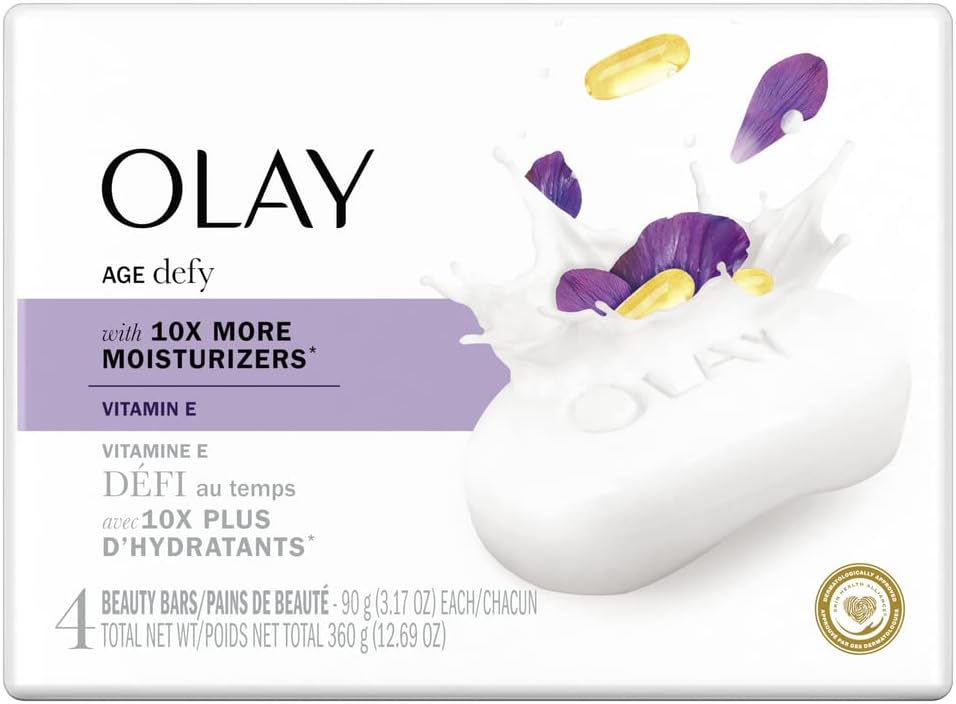 Olay Age Defying Moisturizing Body Bar- 4 Ct - 3.17 Oz