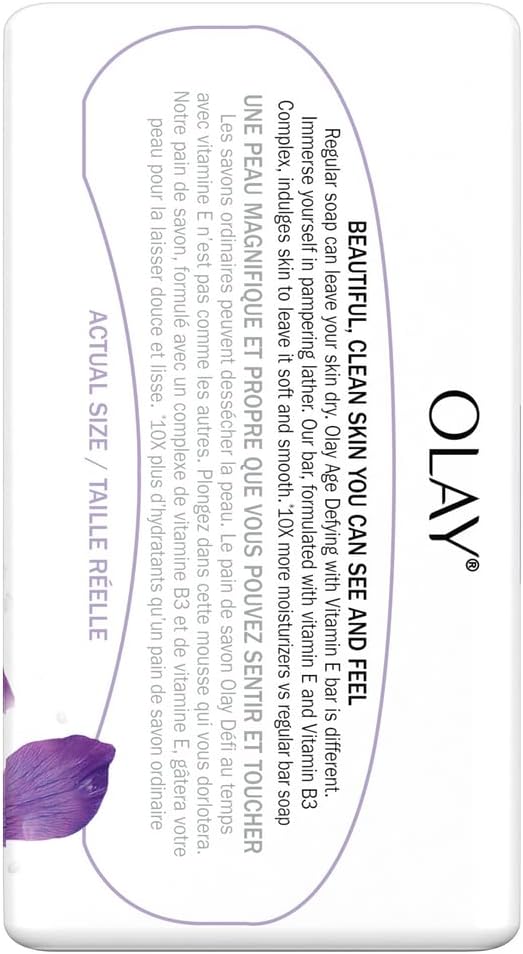 Olay Age Defying Moisturizing Body Bar- 4 Ct - 3.17 Oz