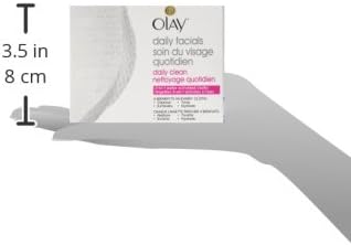 Olay 2 in 1 daily facial cloths for normal skin -33 wipes