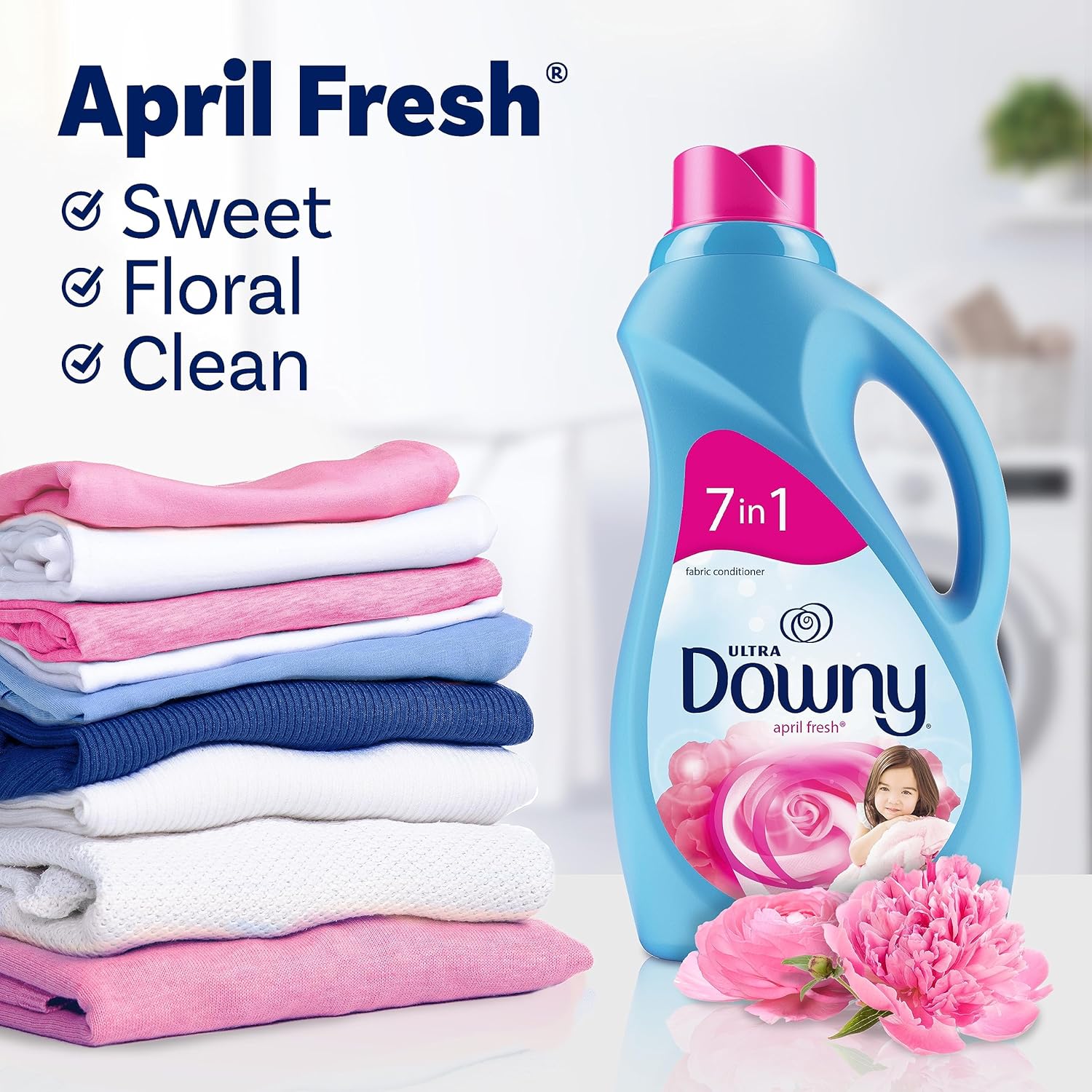 Ultra Downy 51 oz Downy Ultra Fabric Softener April Fresh Scent Pearls by Downy