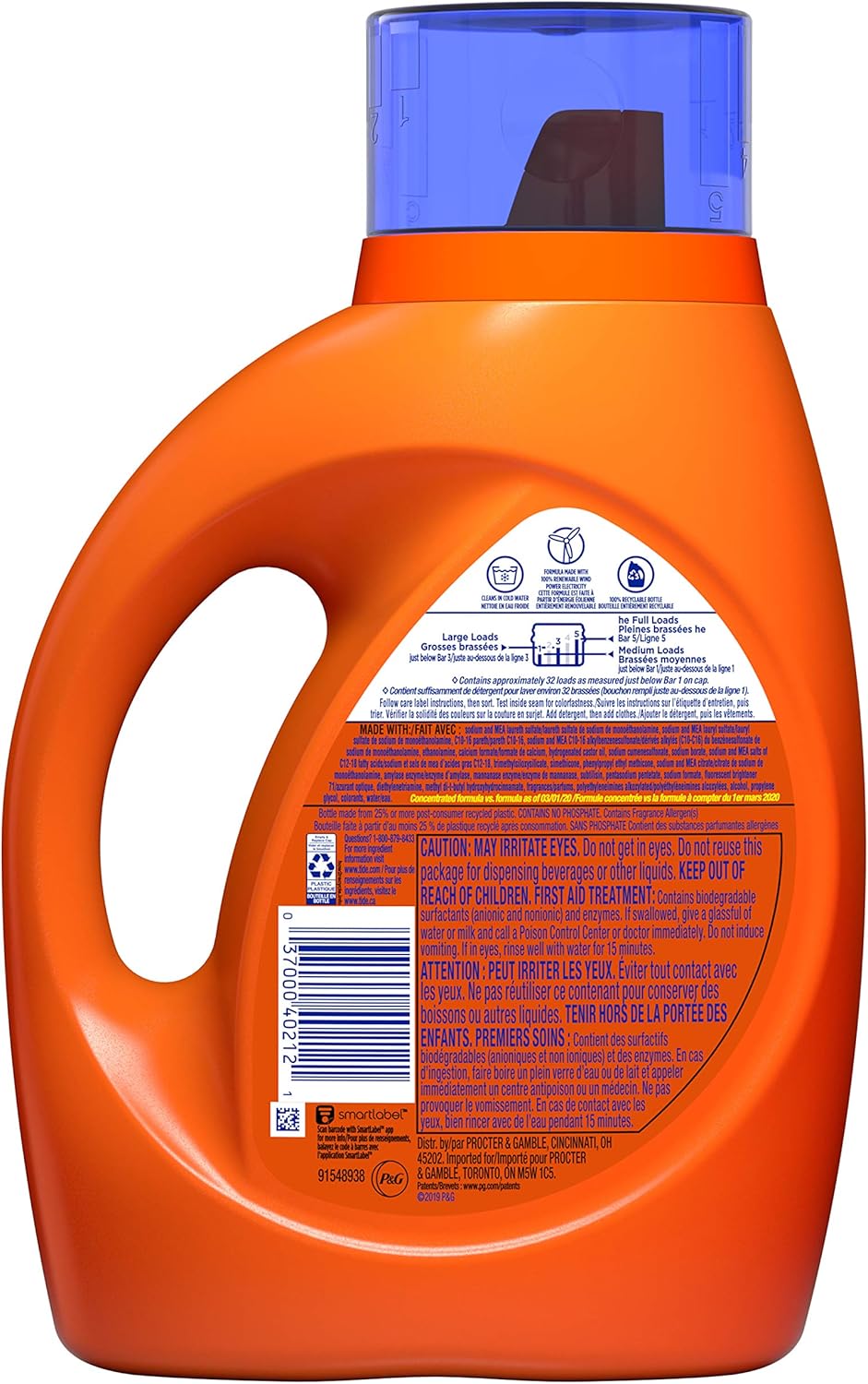 Tide Liquid Laundry Detergent, Original, 32 Loads, 46 Fl Oz