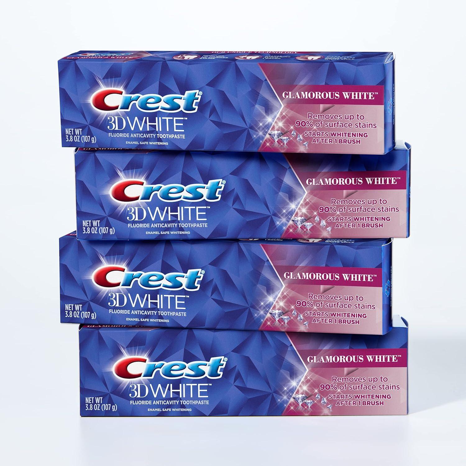 CREST TOOTHPASTE Vitalizing Fresh 3D White Deluxe(4pc)