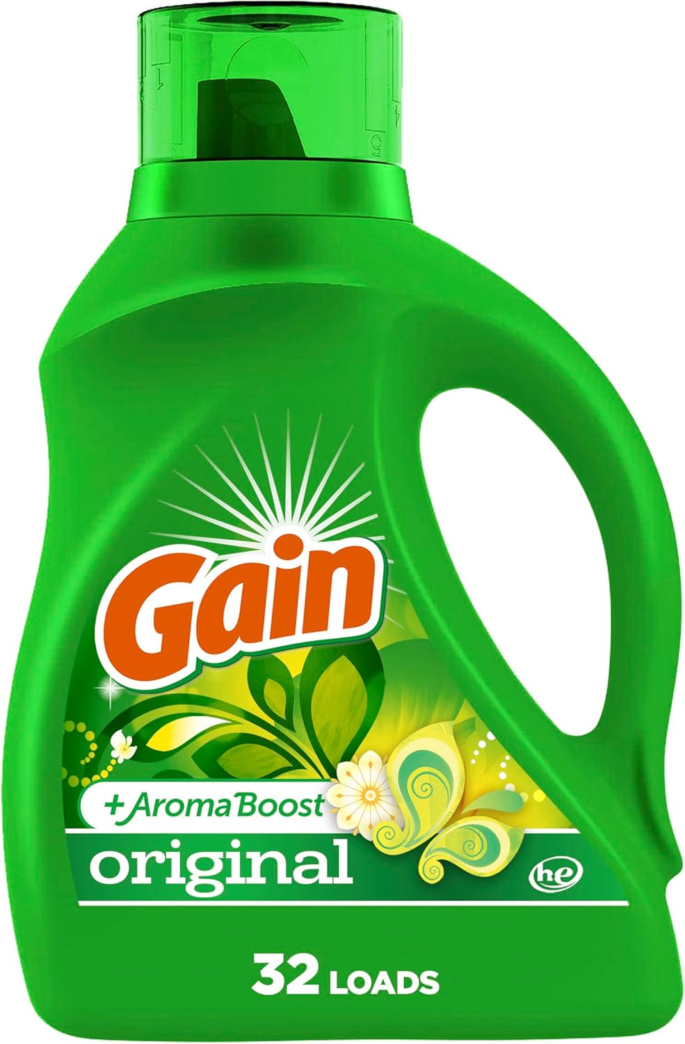 GAIN Original He Liquid Laundry Detergent - 32 Loads