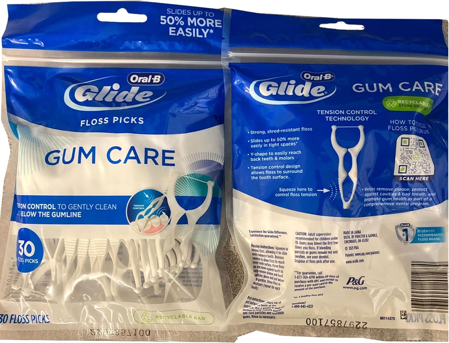 Oral-B Glide Pro-Health Dental Floss Picks, Deep Clean Angle 30 ea by Procter Gamble Oral/FC by Procter Gamble Oral/FC