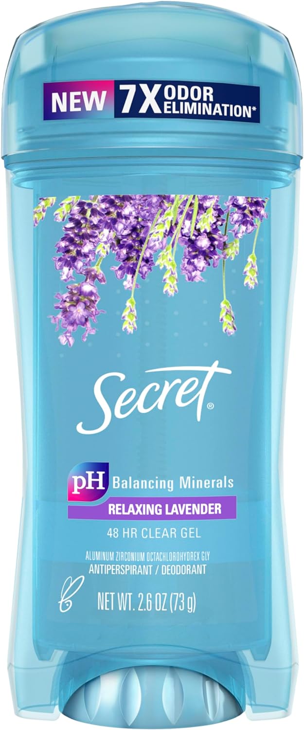 Secret Scent Expressions Crystal Clear Gel Anti-Perspirant Deodorant, Ooh-La-La Lavender - 2.6 Oz