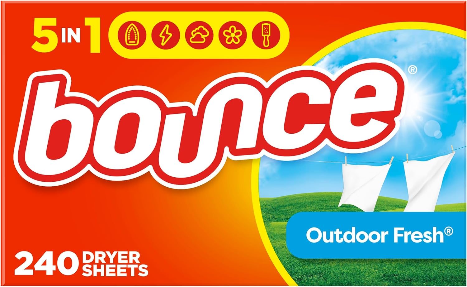 Bounce Outdoor Fresh Fabric Softener Sheets 240 Count by Bounce