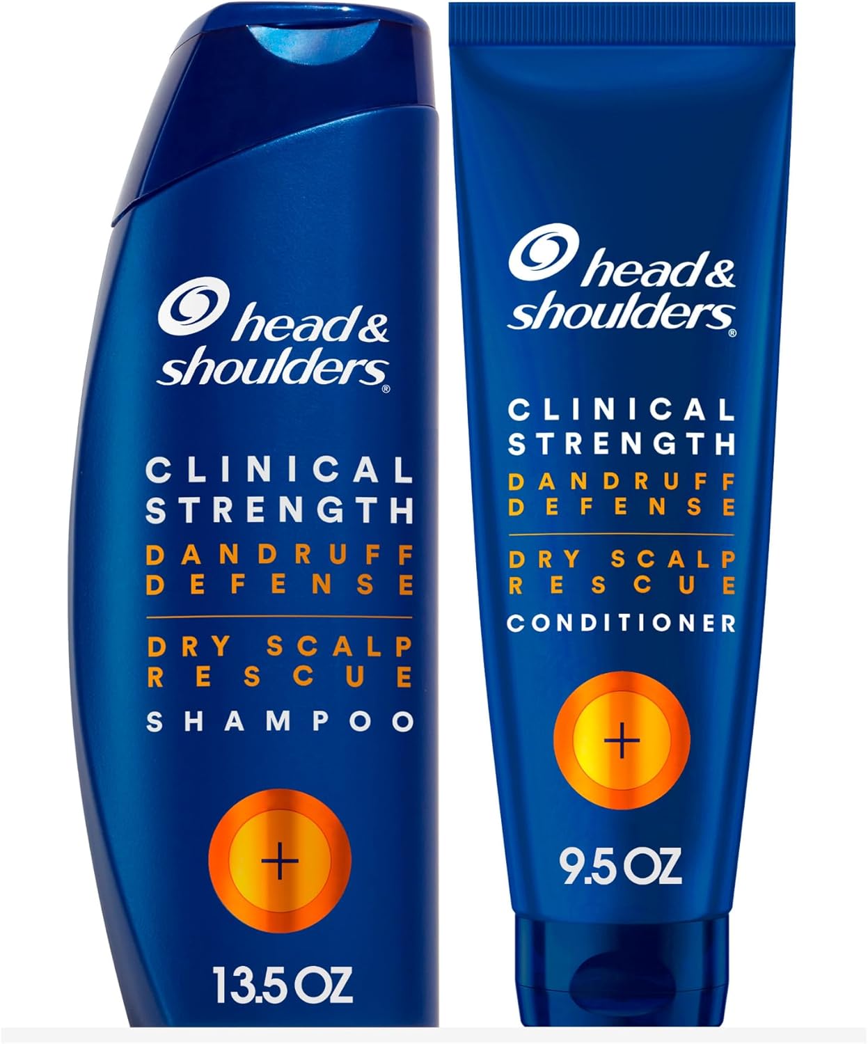 Head & Shoulders Clinical Strength Dandruff Shampoo and Conditioner, Dry Scalp Rescue with Manuka Honey