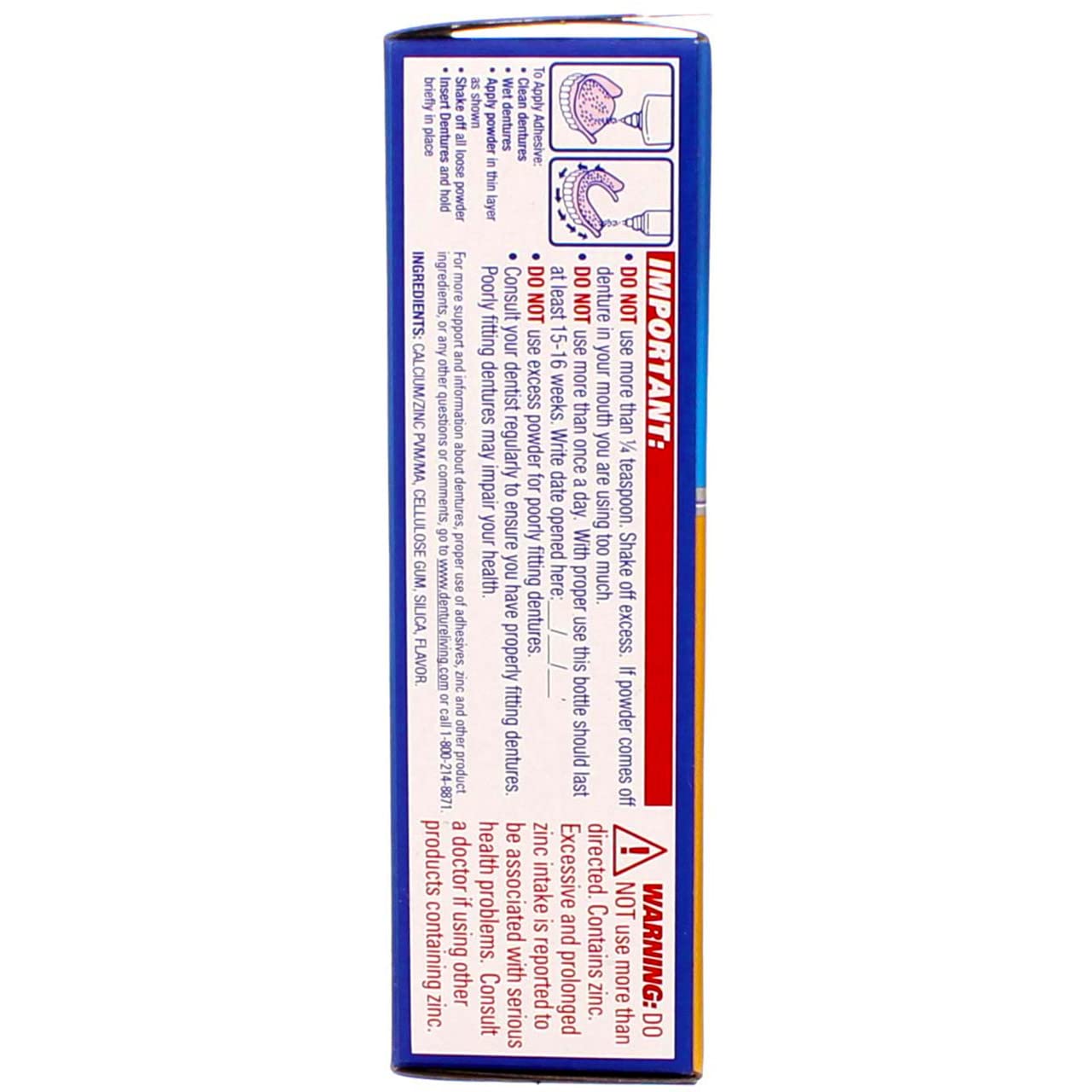 Fixodent Extra Hold, Denture Adhesive Powder - 2.7 oz (76 g) by Fixodent