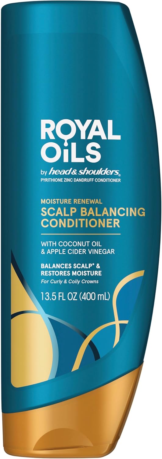 Royal Oils Conditioner with Coconut Oil, Moisture Renewal Scalp Balancing & Anti Dandruff Treatment