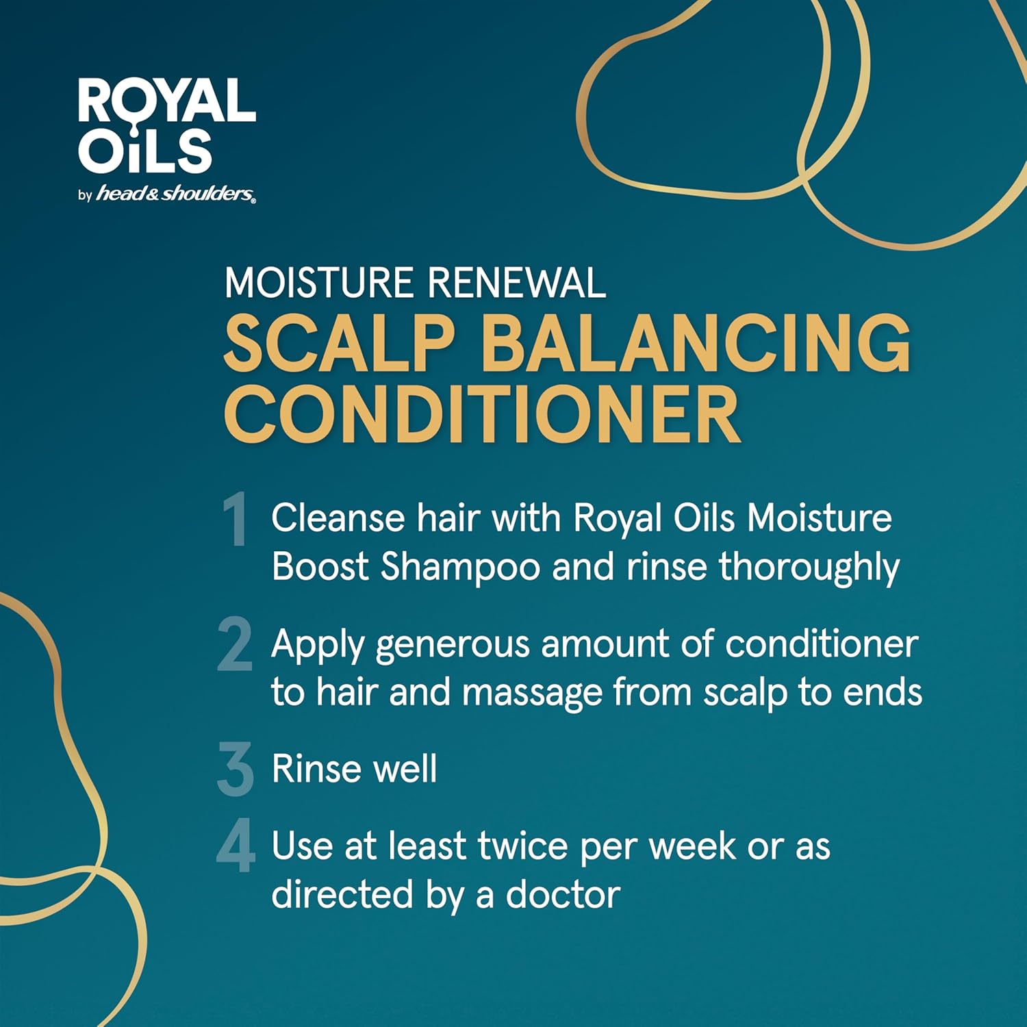 Royal Oils Conditioner with Coconut Oil, Moisture Renewal Scalp Balancing & Anti Dandruff Treatment