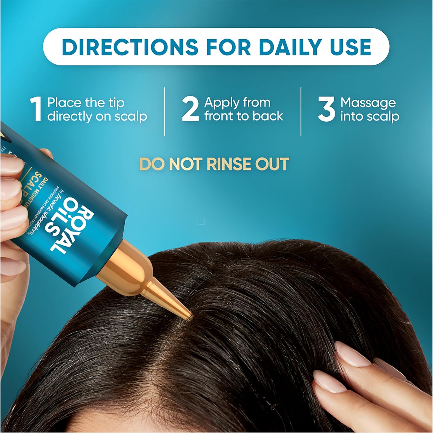 Daily Moisture Scalp Cream Treatment, Royal Oils Collection with Coconut Oil, Anti Dandruff