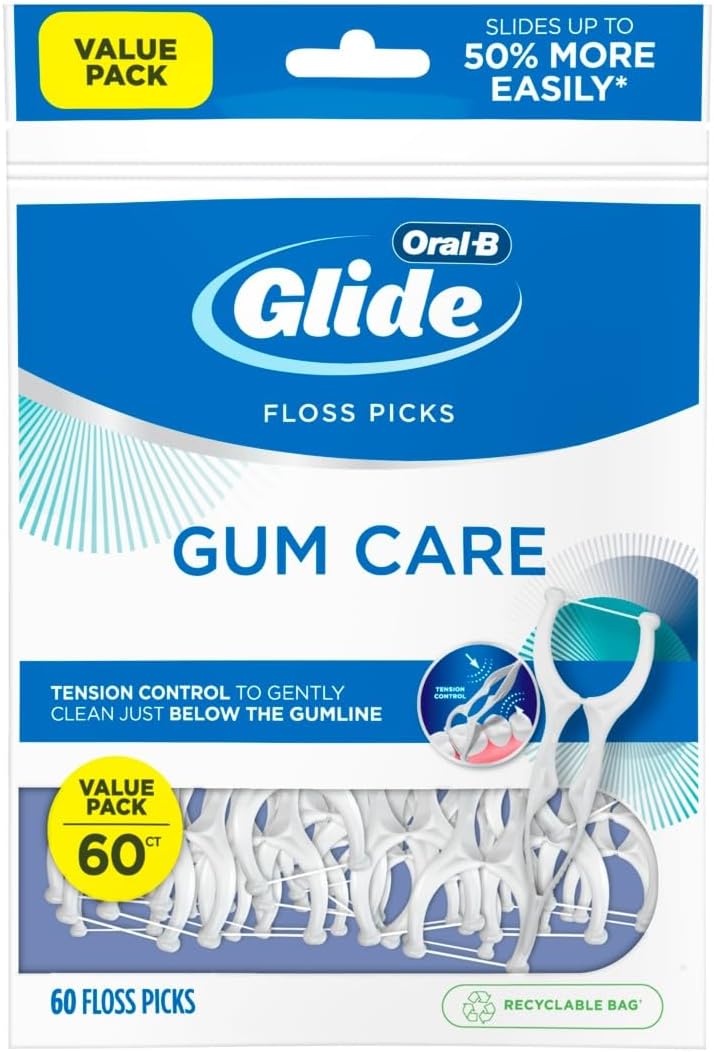 Glide Floss Picks 3 Packs of 60