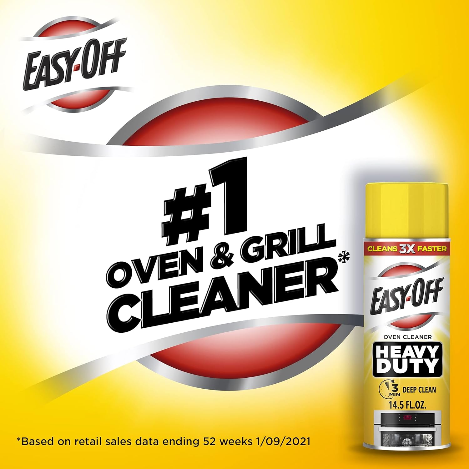 Easy Off Easy-Off Heavy Duty Oven Cleaner, Regular Scent 14.5 Oz Can