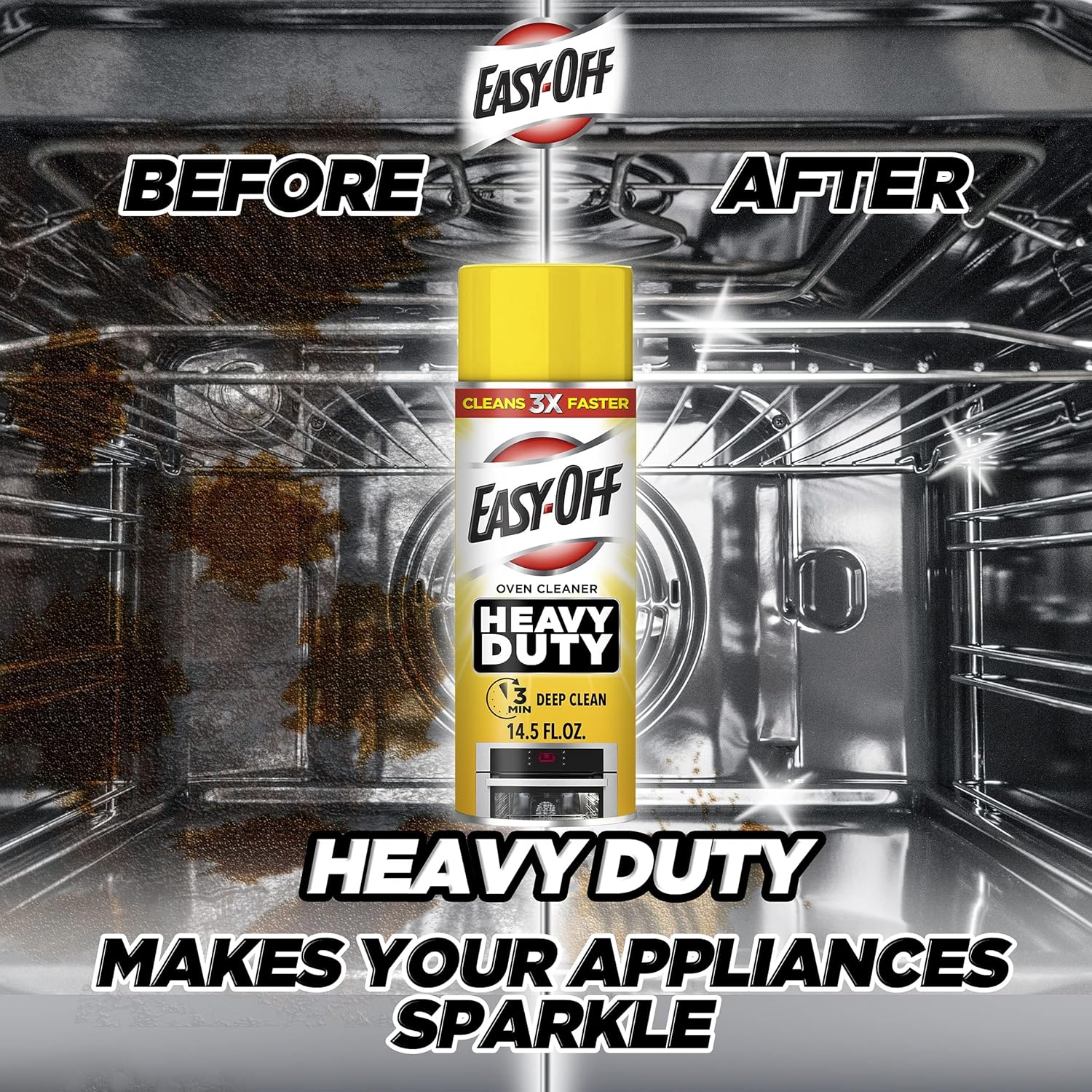 Easy Off Easy-Off Heavy Duty Oven Cleaner, Regular Scent 14.5 Oz Can