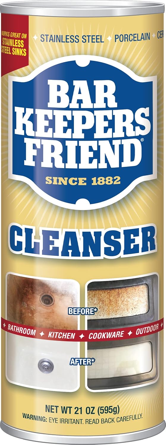 Bar Keepers Friend Multi Purpose Household Cleaner Gold - 21 Oz (340 gms)