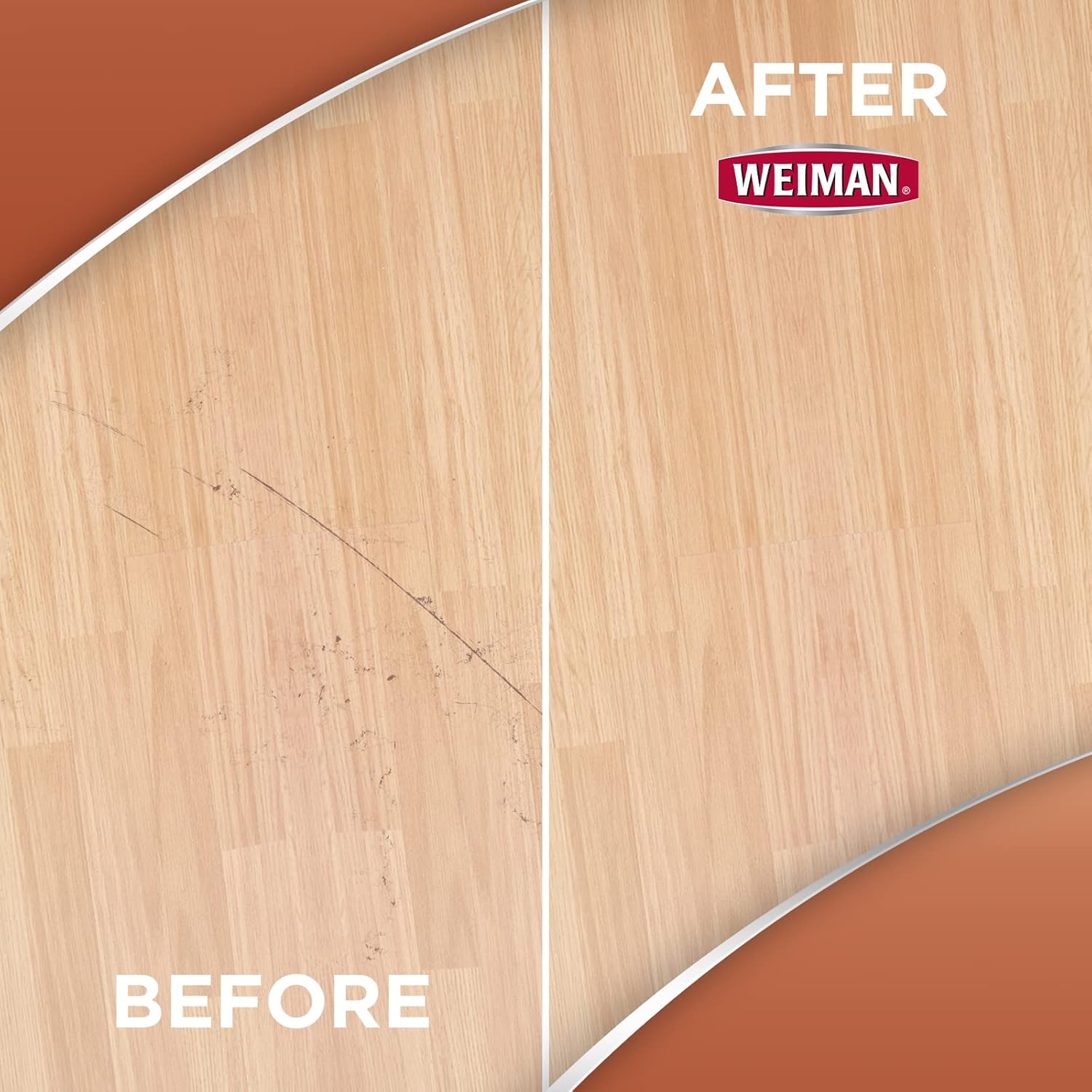 Weiman 123 Polishing Polishing & Restoring heavily stressed hardwood floors, natural shine, removes scratches, leaves a protective layer, 946 ml volume