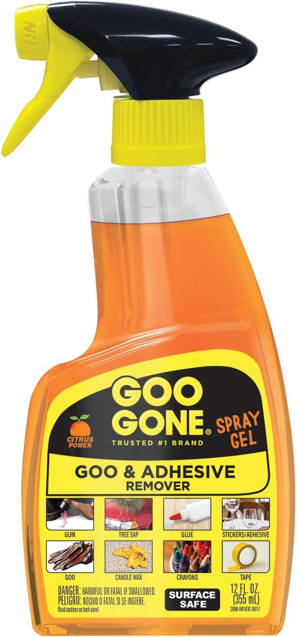 Goo Gone Goo & Adhesive Remover Spray Gel 355ml Bottle