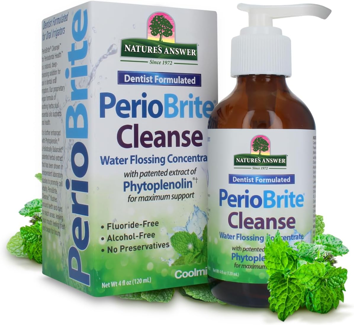 Nature's Answer - PerioCleanse Oral Cleansin - 120ml - Natural - Cleanses & Refreshes Oral Hygiene - Supports Healthy Gums & Mouth