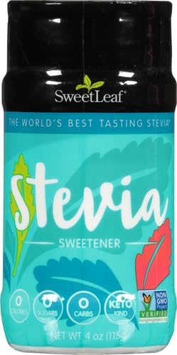 SweetLeaf Stevia Plus Fibre Shaker, 115 g, 4 Ounce