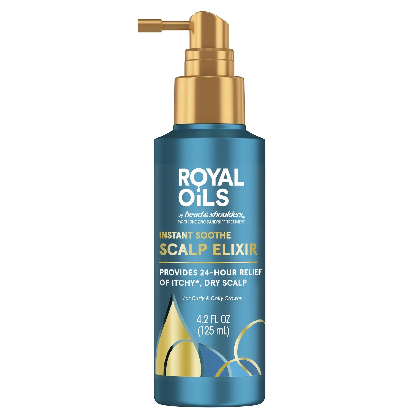 Royal Oils by Header & Shoulders instant soothe scalp scalp elixir provides 24hour relief of itchy dry scalp 