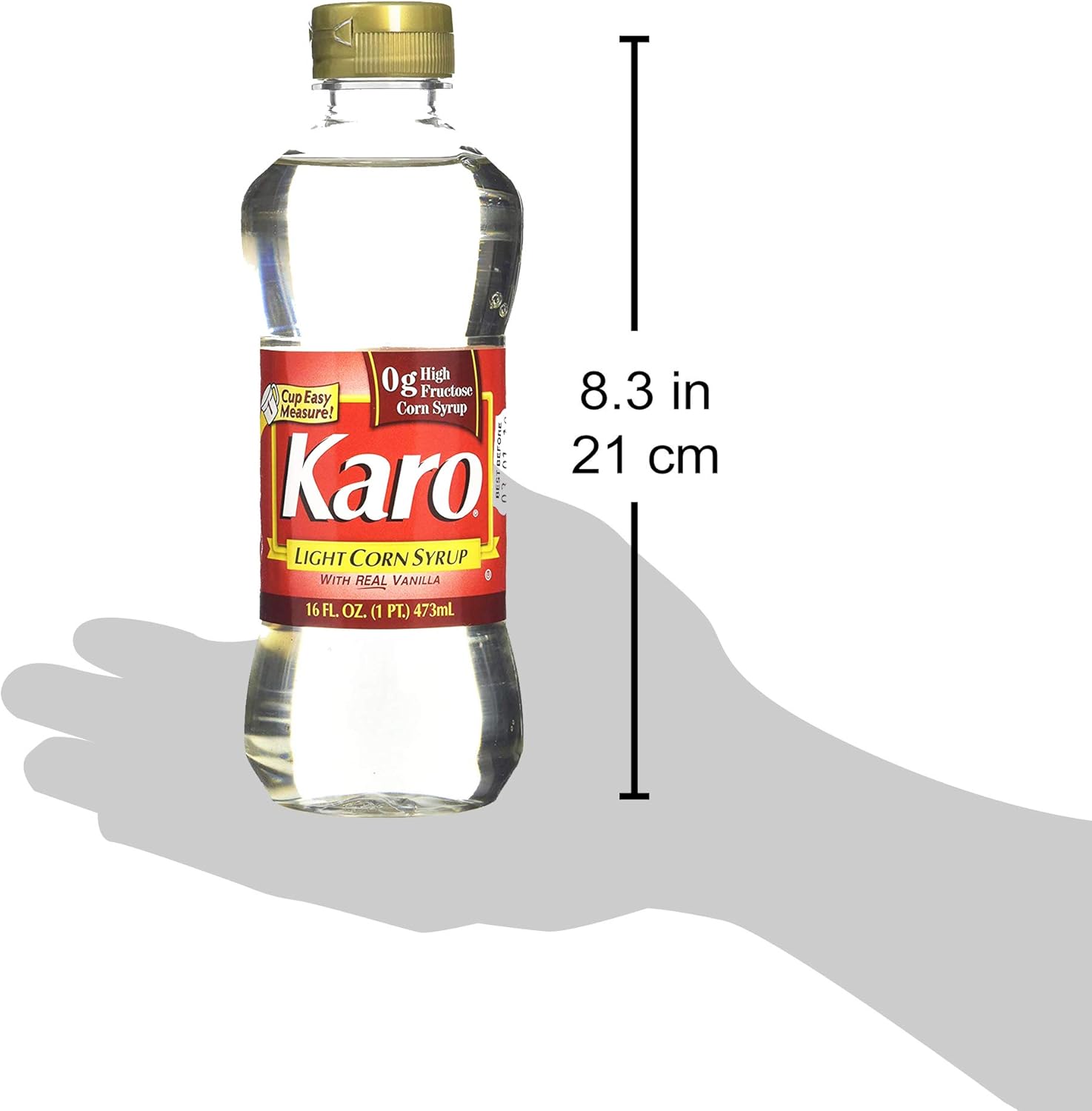 KARO Light Corn Syrup - Vanilla Flavoured - Gluten Free - High Fructose Corn Syrup Free -  473 millimetre (Pack of 1)