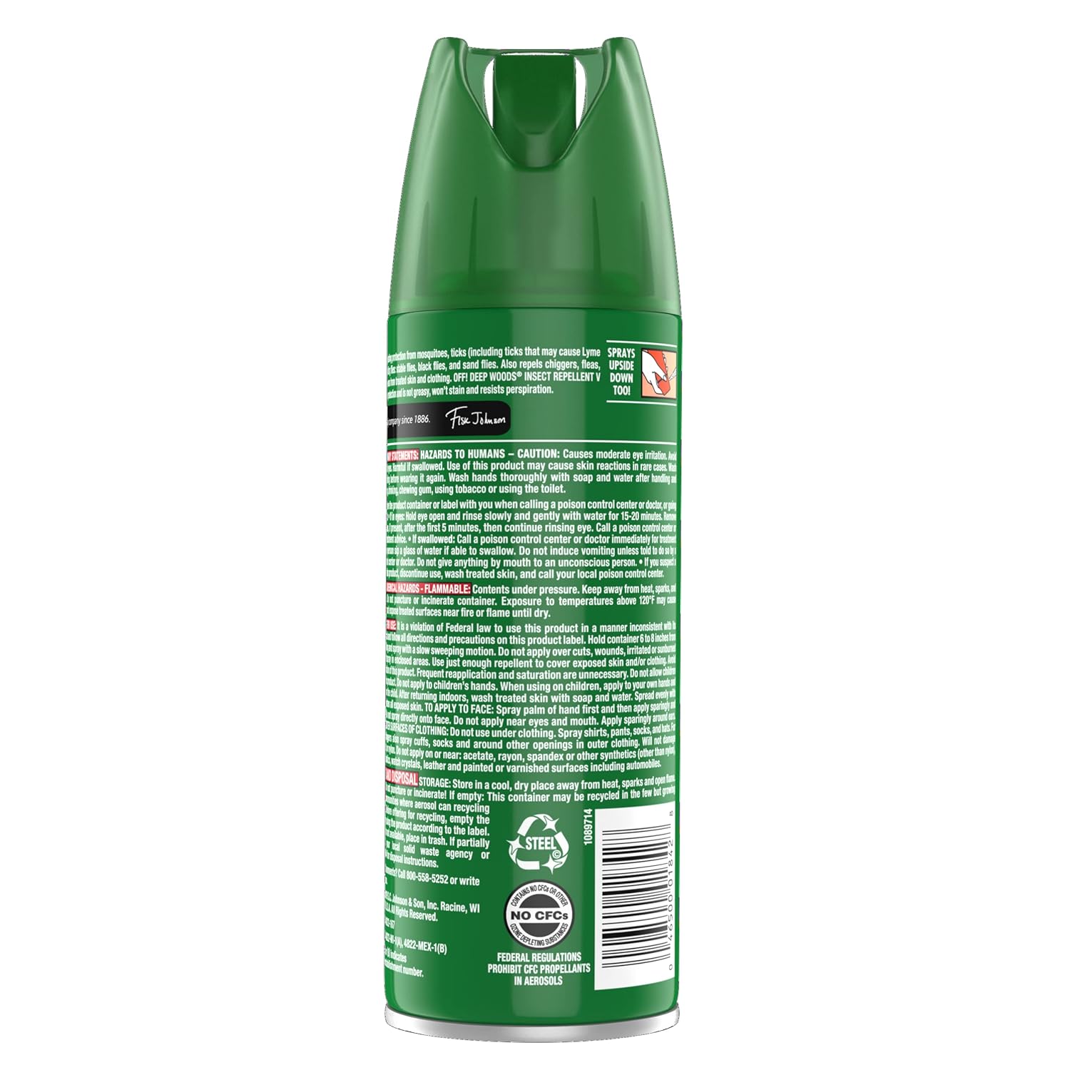 OFF! Deep woods insect repellent is great for resisting pesky insects without staining clothes. 
