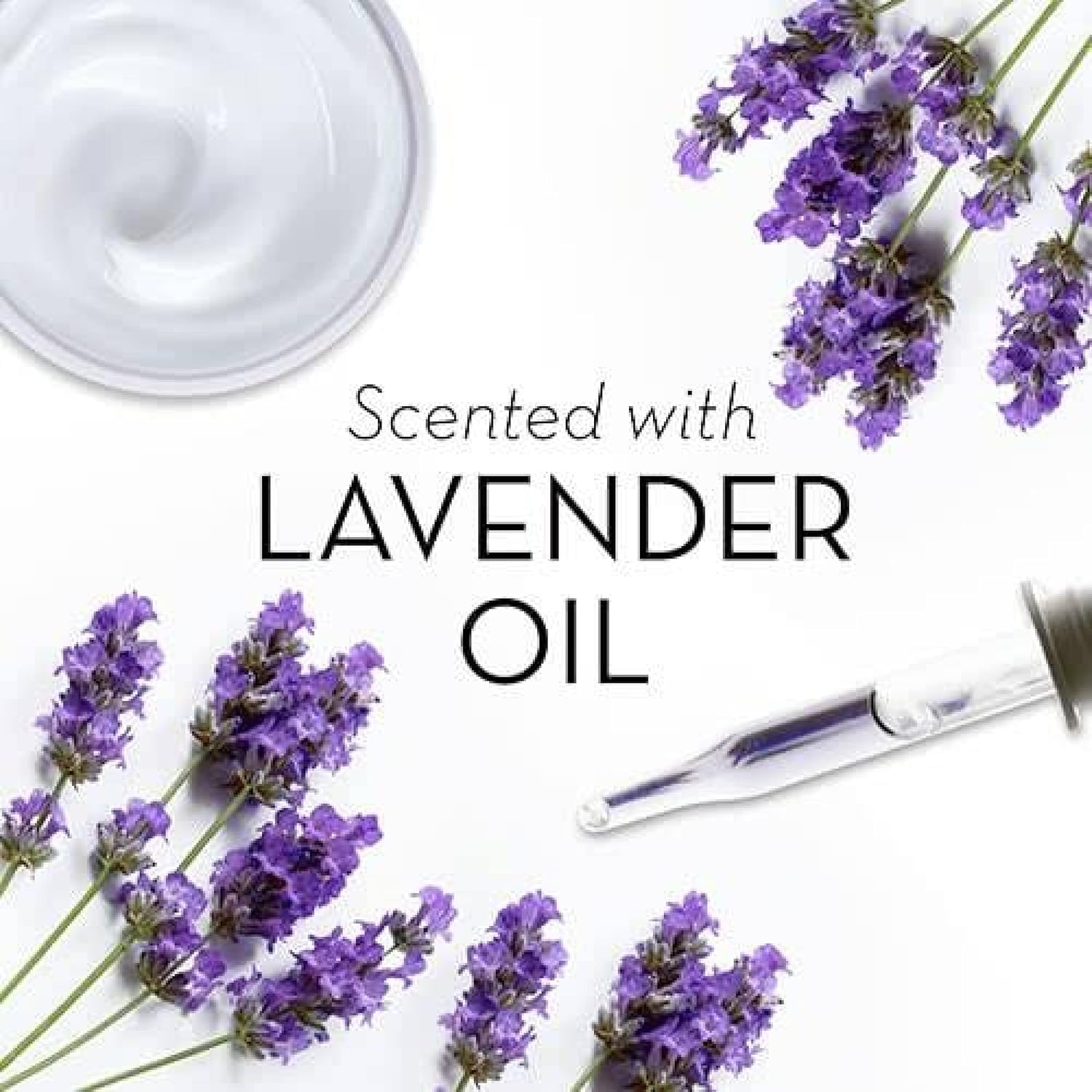 Olay body wash scented with lavender oil 