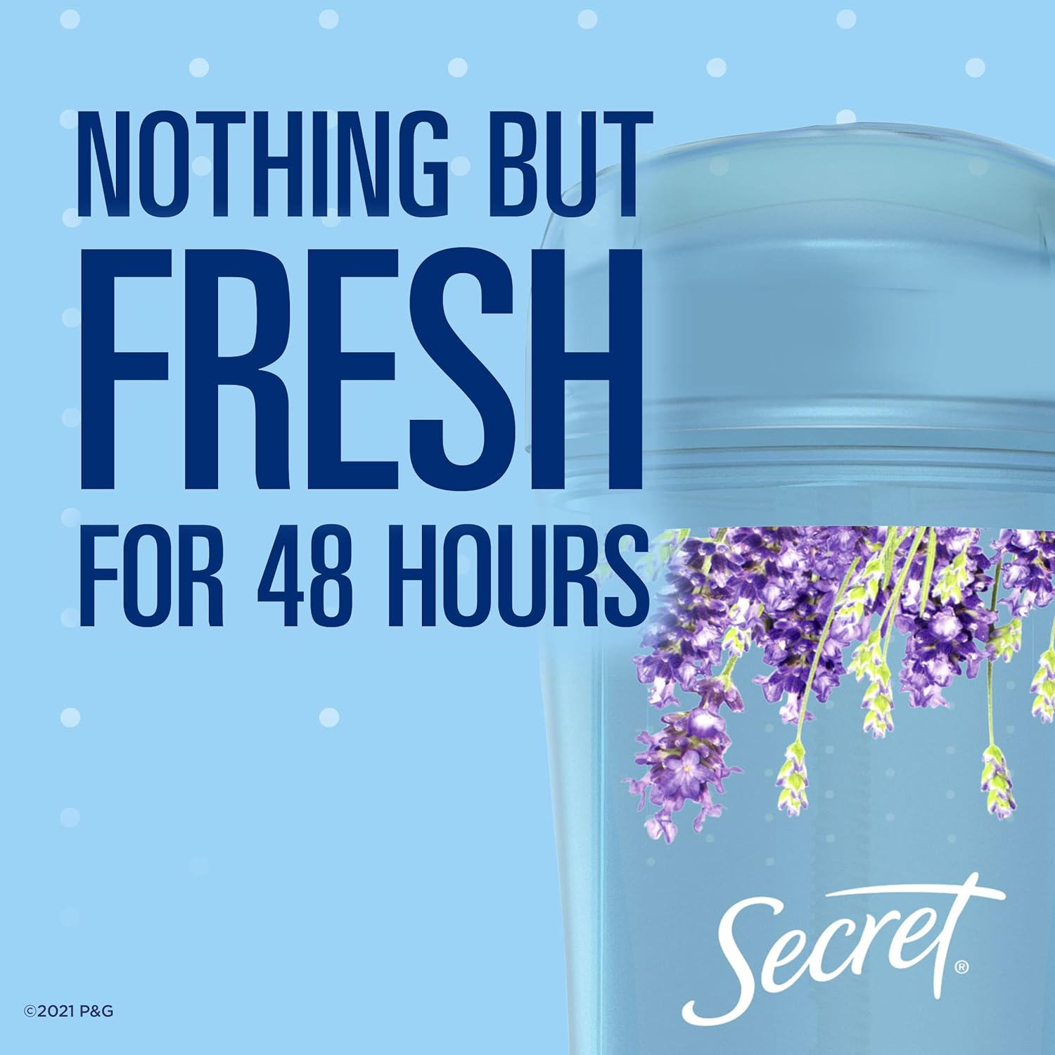 Lavender gel secret scent deodorant gel - feel nothing but fresh for 48hr. 